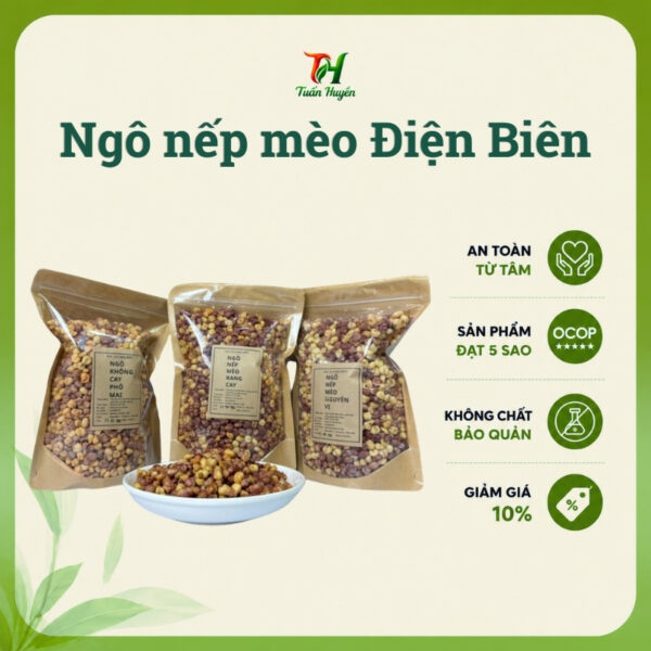 Ngô Nếp Mèo Rang