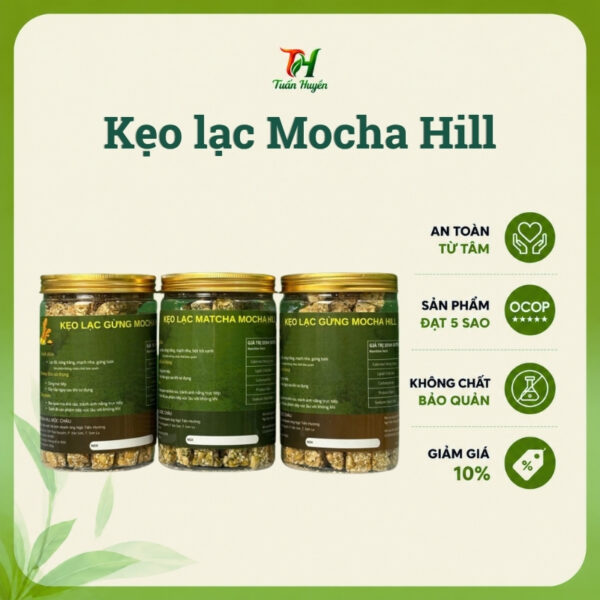 Kẹo Lạc Matcha & Kẹo Lạc Gừng