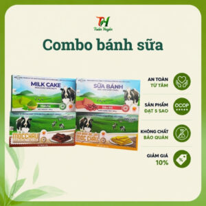 Combo 4 loại bánh sữa