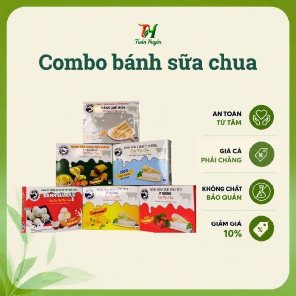 Bánh Sữa Chua Việt Mộc Châu - Mềm Mịn, Thơm Béo, Tự Nhiên