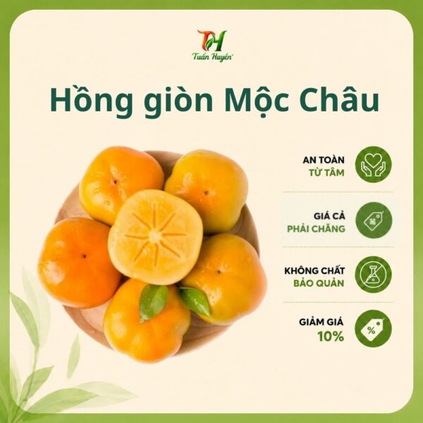 Hồng Giòn Mộc Châu