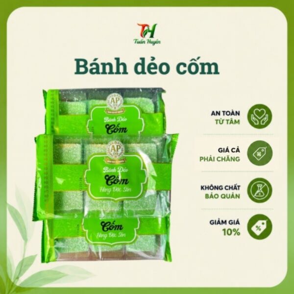 Bánh dẻo vị cốm