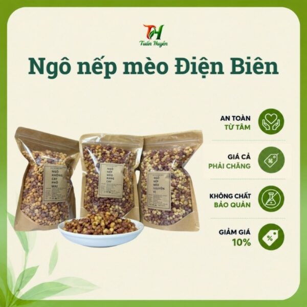 Ngô Nếp Mèo Rang
