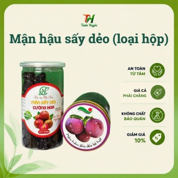 Hộp Mận Sấy Dẻo Mộc Châu