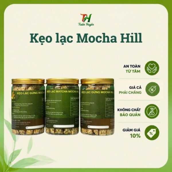 Kẹo Lạc Matcha & Kẹo Lạc Gừng