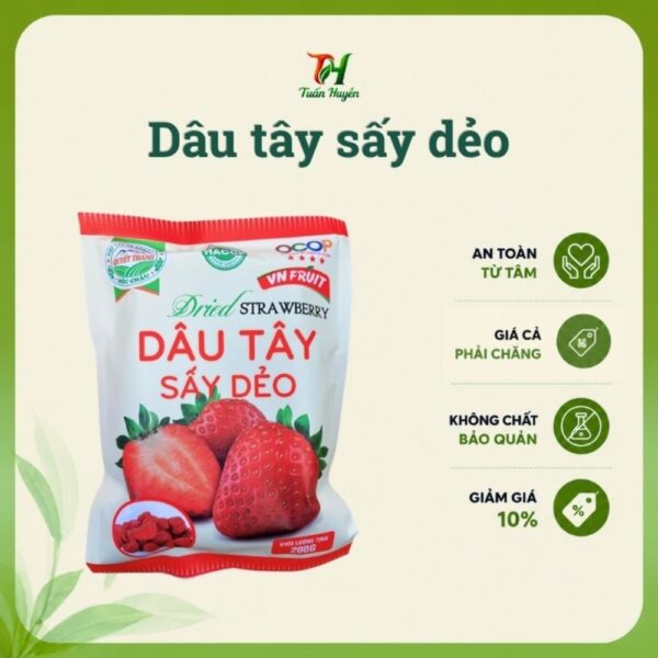 Dâu Tây Sấy Dẻo